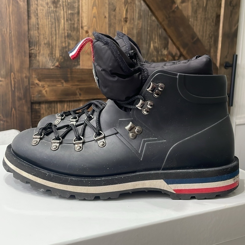 MONCLER Henoc Rubber Snow/Rain Boots - Picture 4 of 16